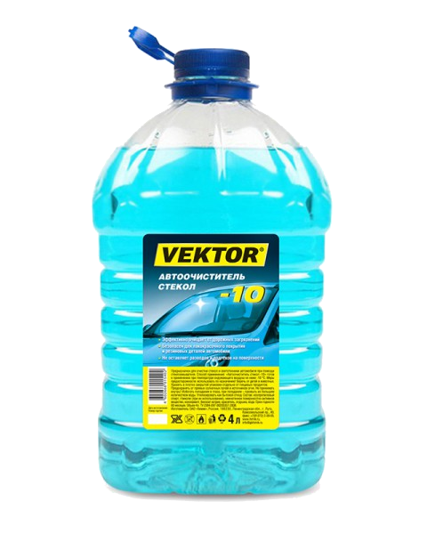 Автоочиститель стекол "VEKTOR" -10 ПЭТ 4 л фото 1